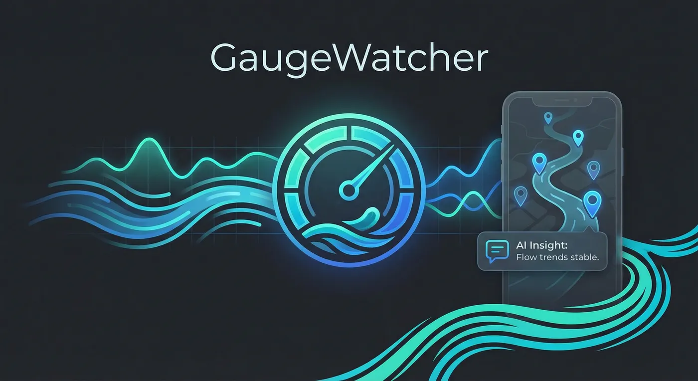 GaugeWatcher - River flow monitoring app for iOS and macOS
