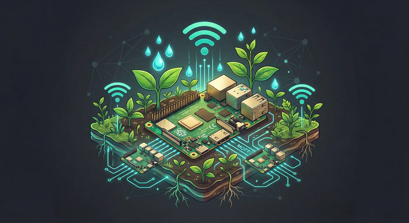 Irrigation - Distributed IoT plant watering system architecture